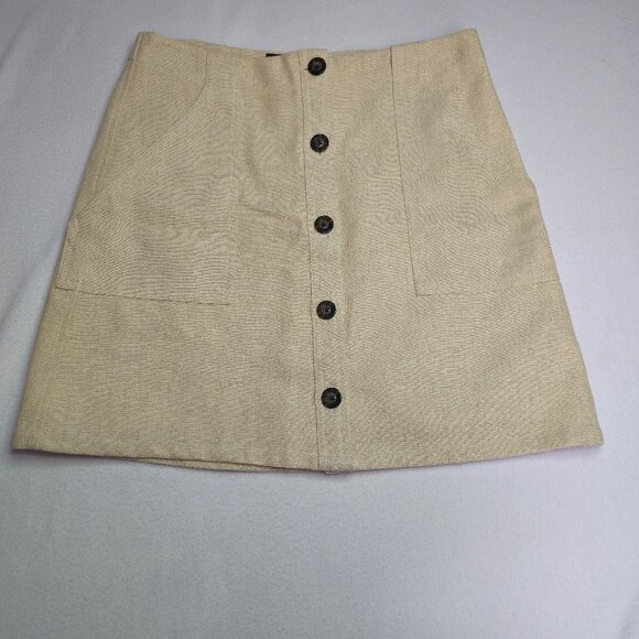 BANANA REPUBLIC MINI SKIRT WITH POCKETS - Picture 1 of 9